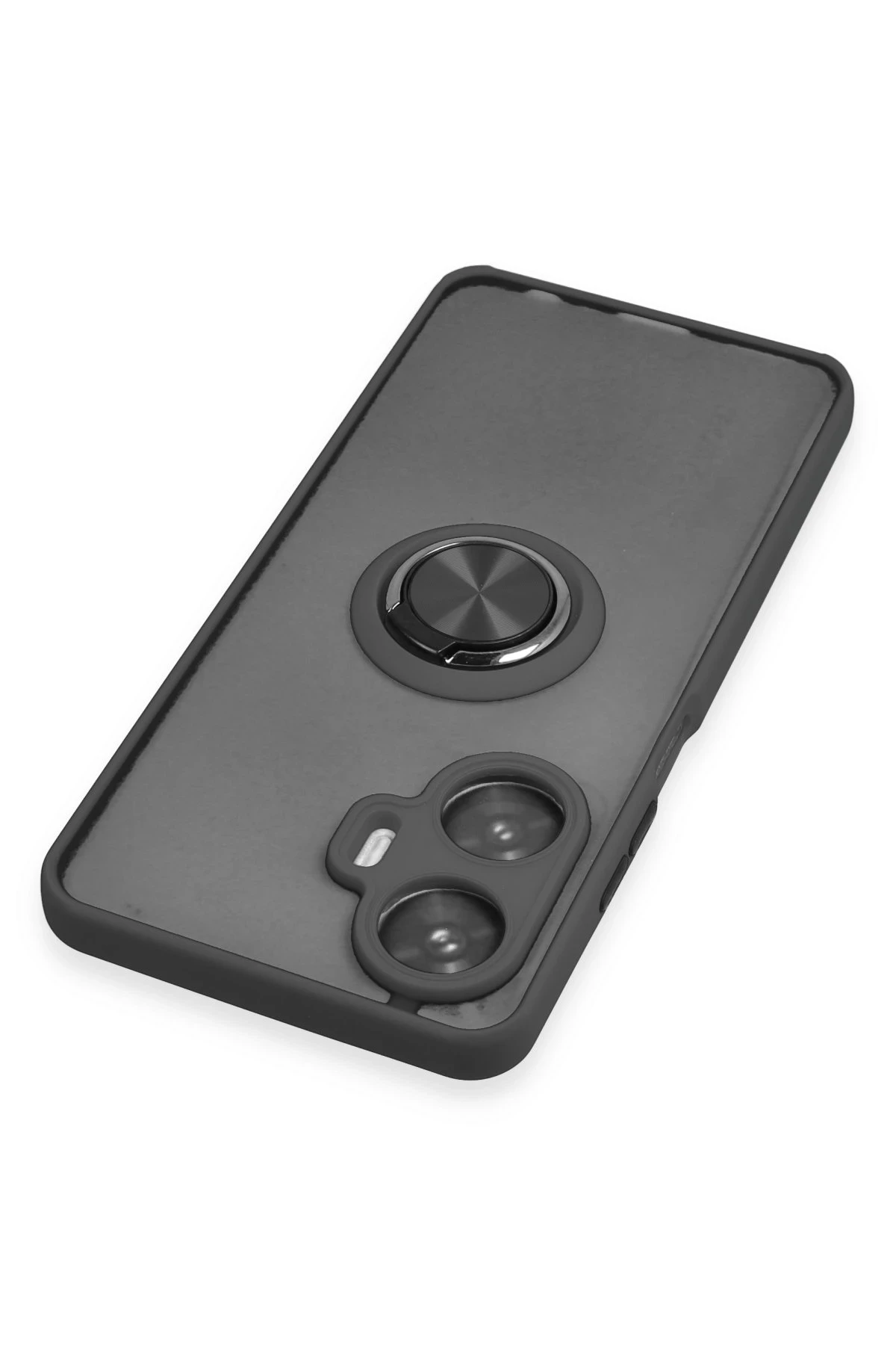Newface Realme C55 Kılıf Montreal Yüzüklü Silikon Kapak - Siyah — görsel 4