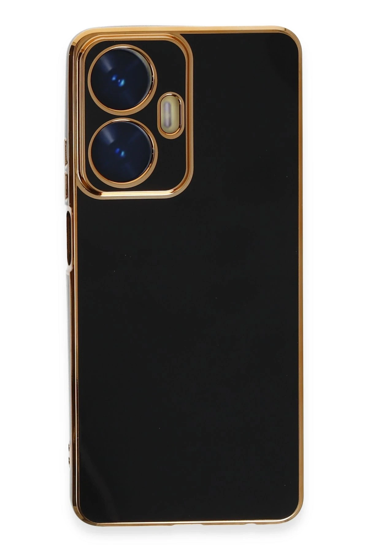 Newface Realme C55 Kılıf Volet Silikon - Siyah