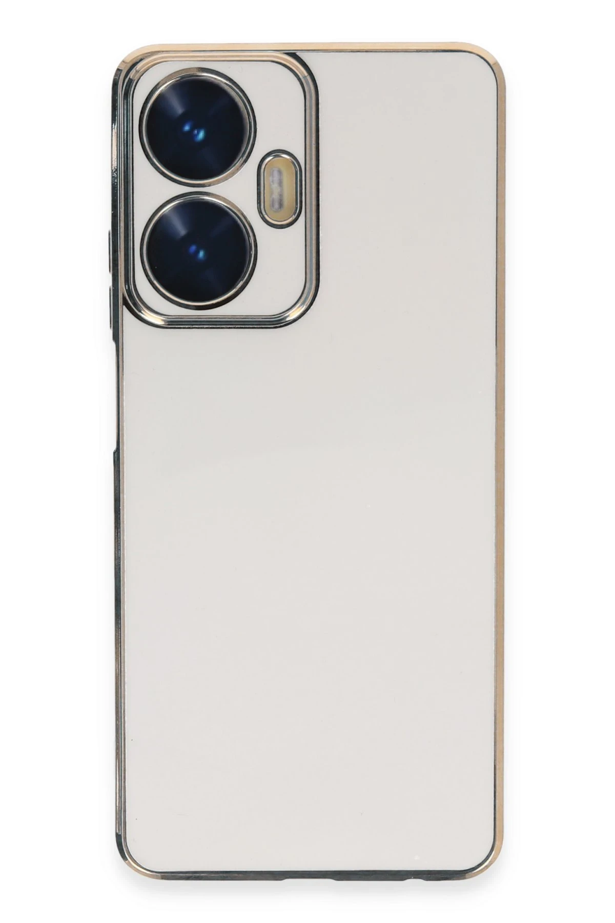 Newface Realme C55 Kılıf Volet Silikon - Beyaz