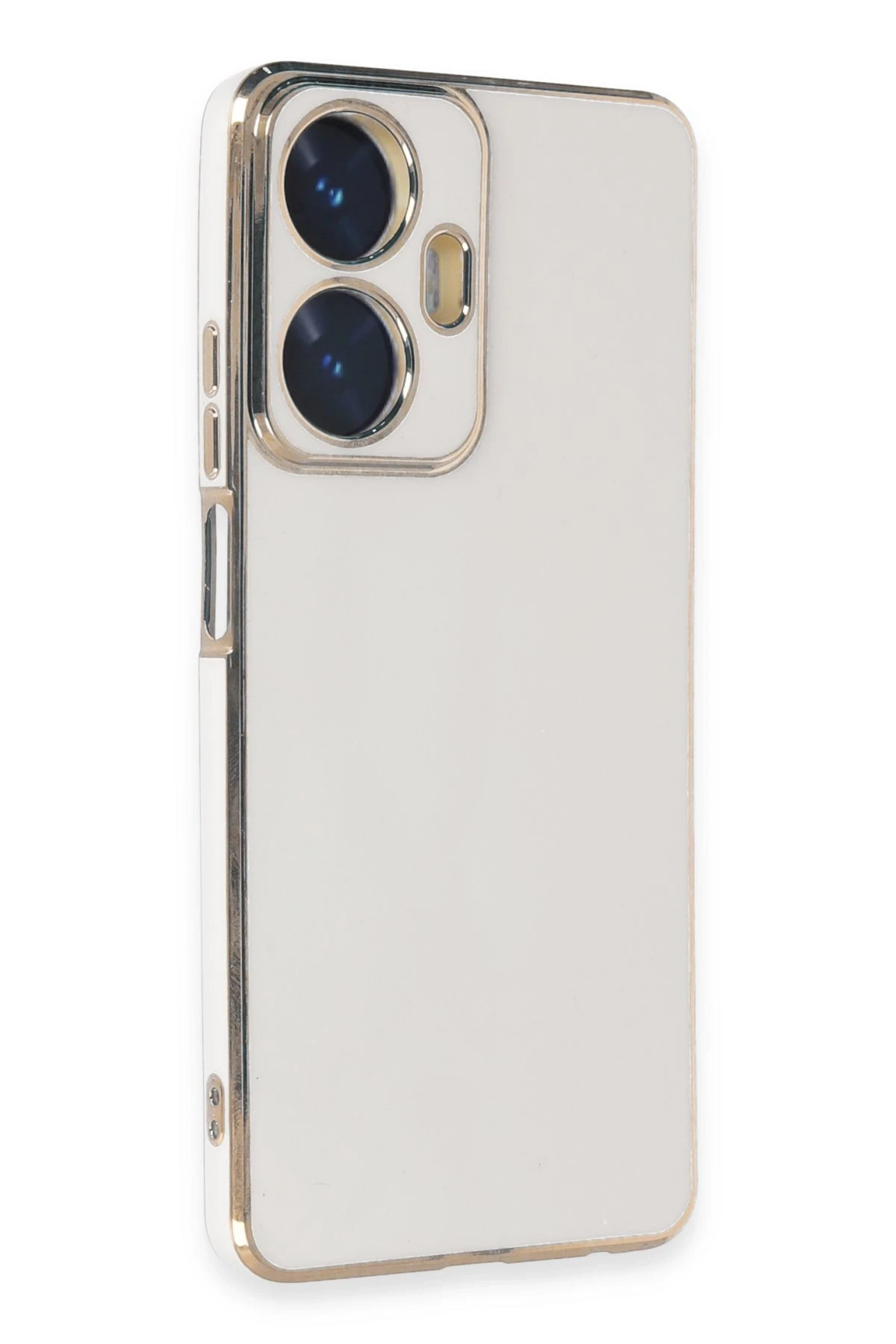 Newface Realme C55 Kılıf Volet Silikon - Beyaz
