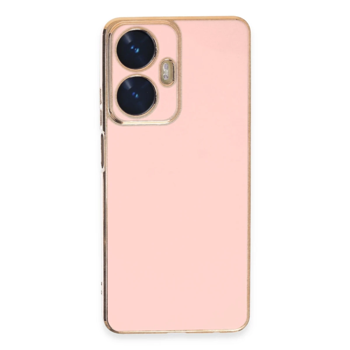 Newface Realme C55 Kılıf Volet Silikon - Pembe