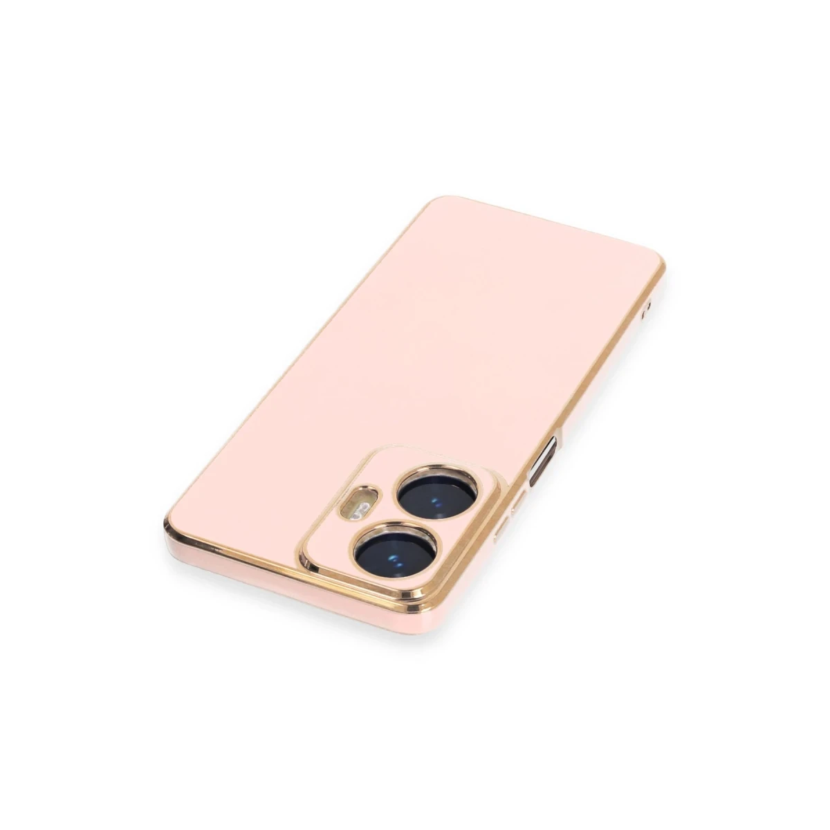 Newface Realme C55 Kılıf Volet Silikon - Pembe