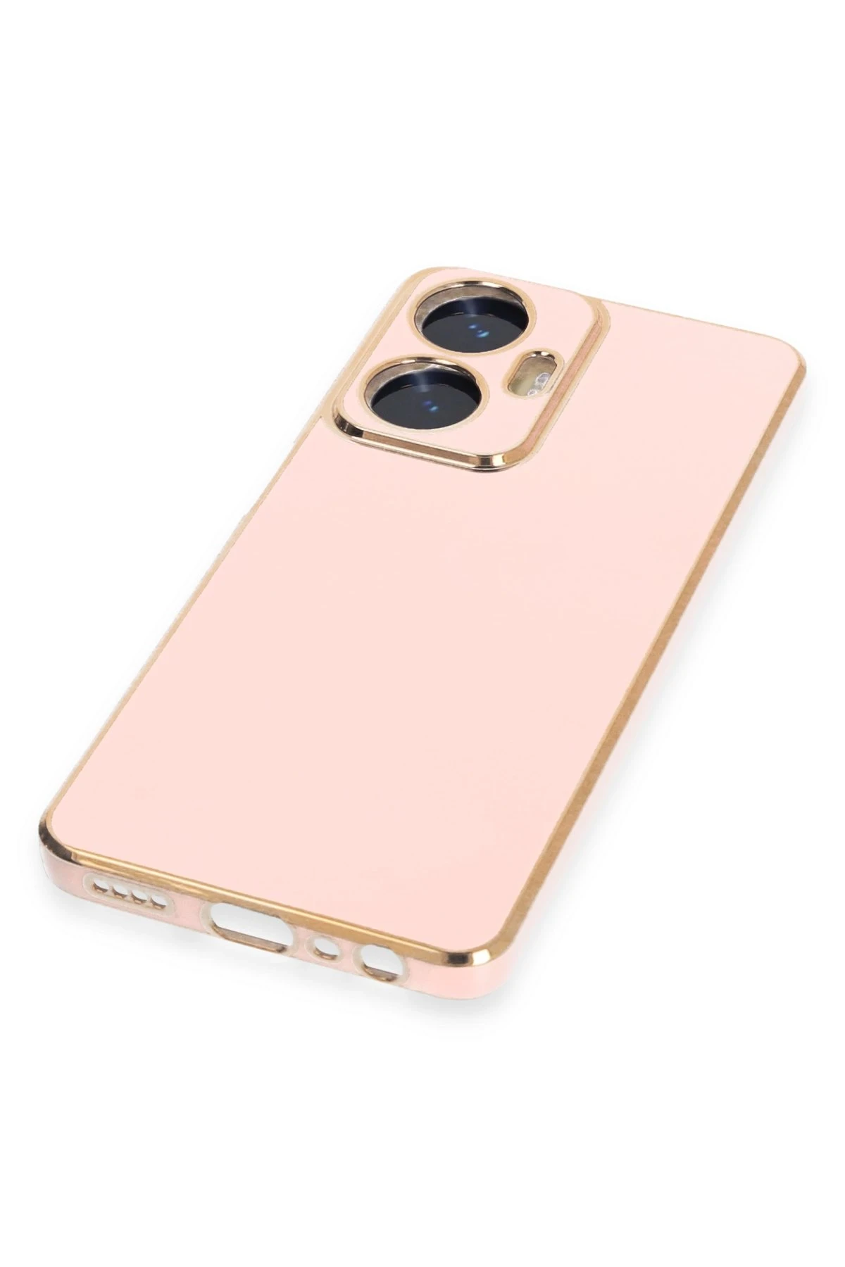 Newface Realme C55 Kılıf Volet Silikon - Pembe