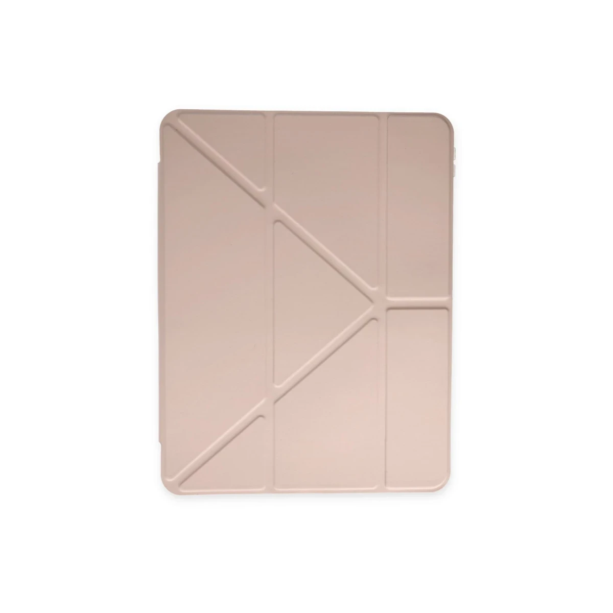 Apple iPad Pro 12.9 (2021) Kılıf Kalemlikli Mars Tablet Kılıfı - Rose Gold