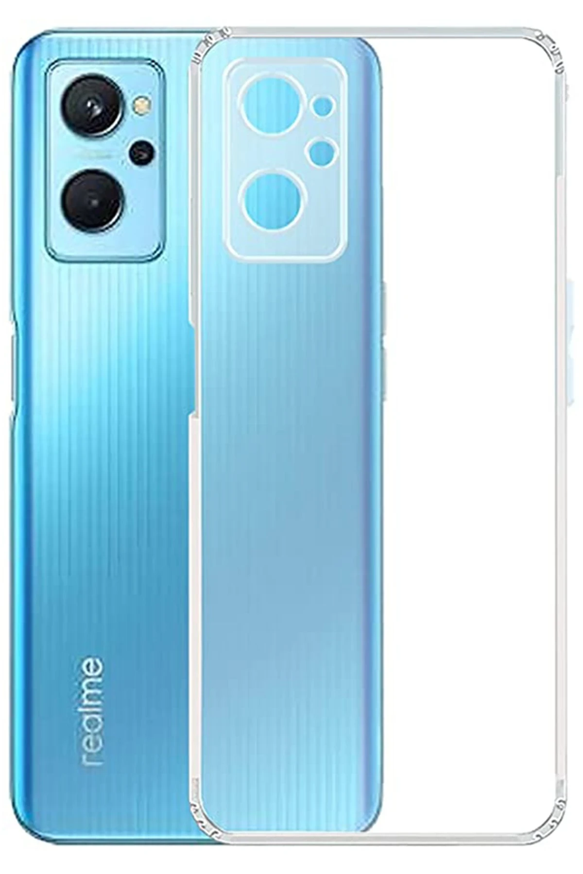Newface Realme 9i 4G Kılıf Lüx Şeffaf Silikon