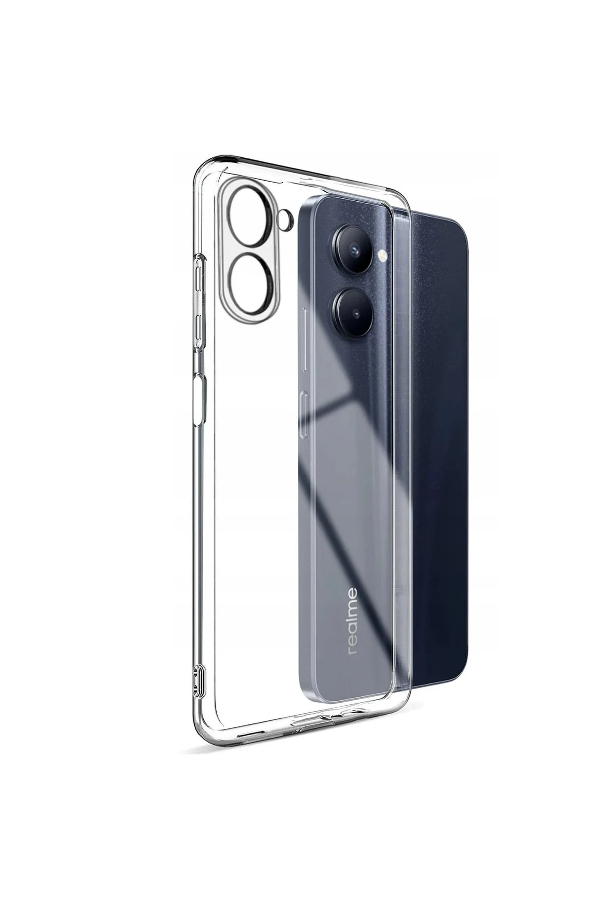 Newface Realme 10 4G Kılıf Lüx Şeffaf Silikon