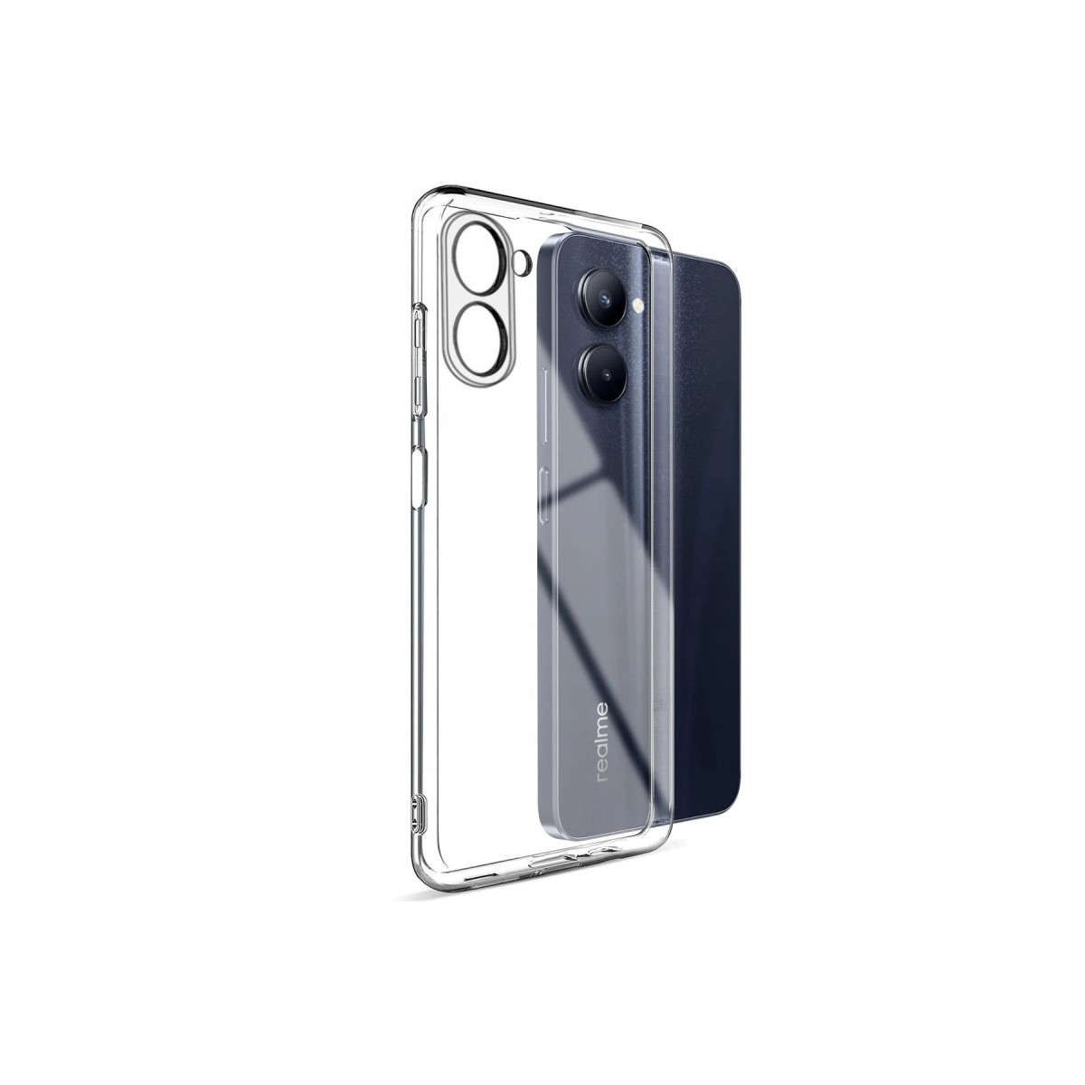 Newface Realme 10 4G Kılıf Lüx Şeffaf Silikon — görsel 5