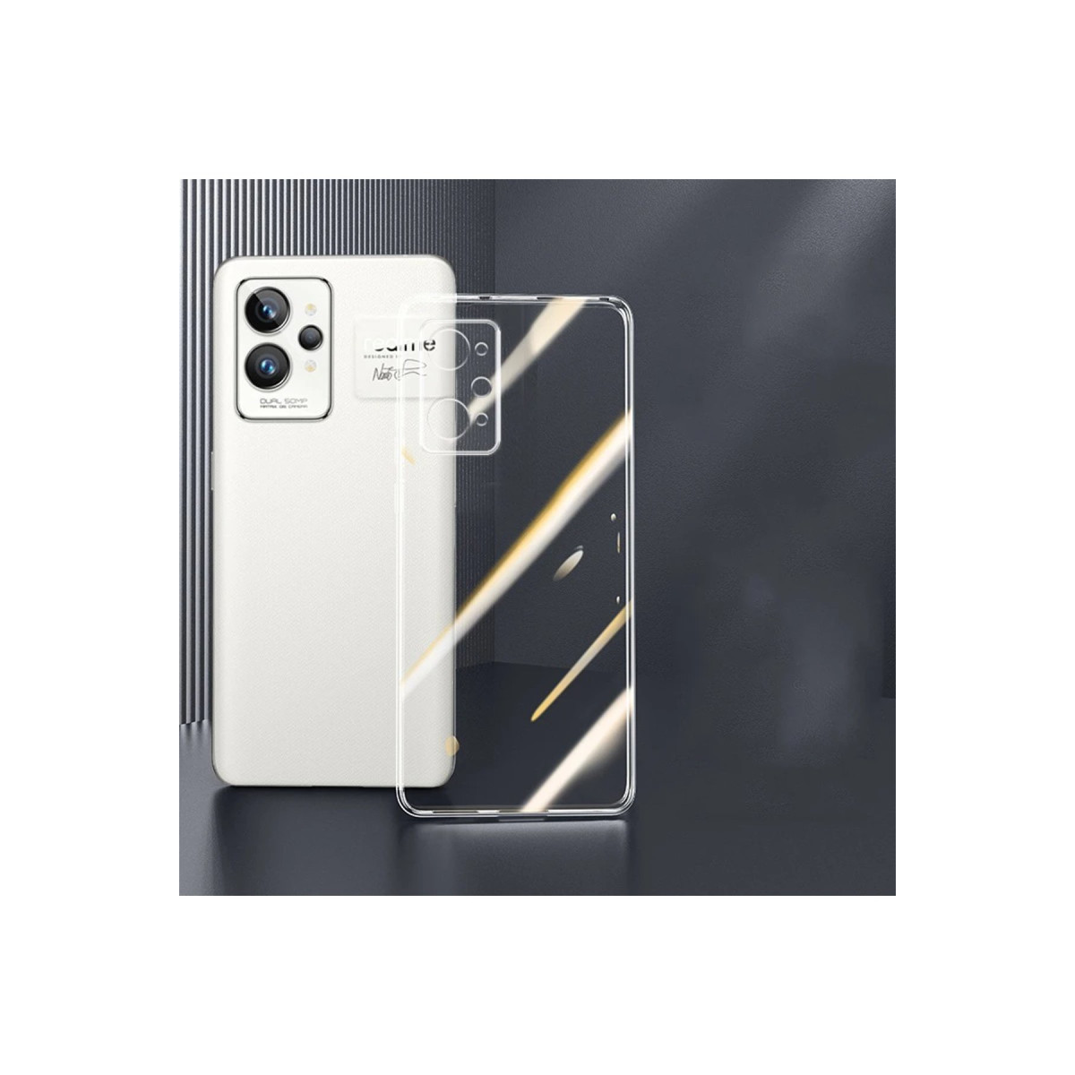 Newface Realme GT2 5G Kılıf Lüx Şeffaf Silikon — görsel 6