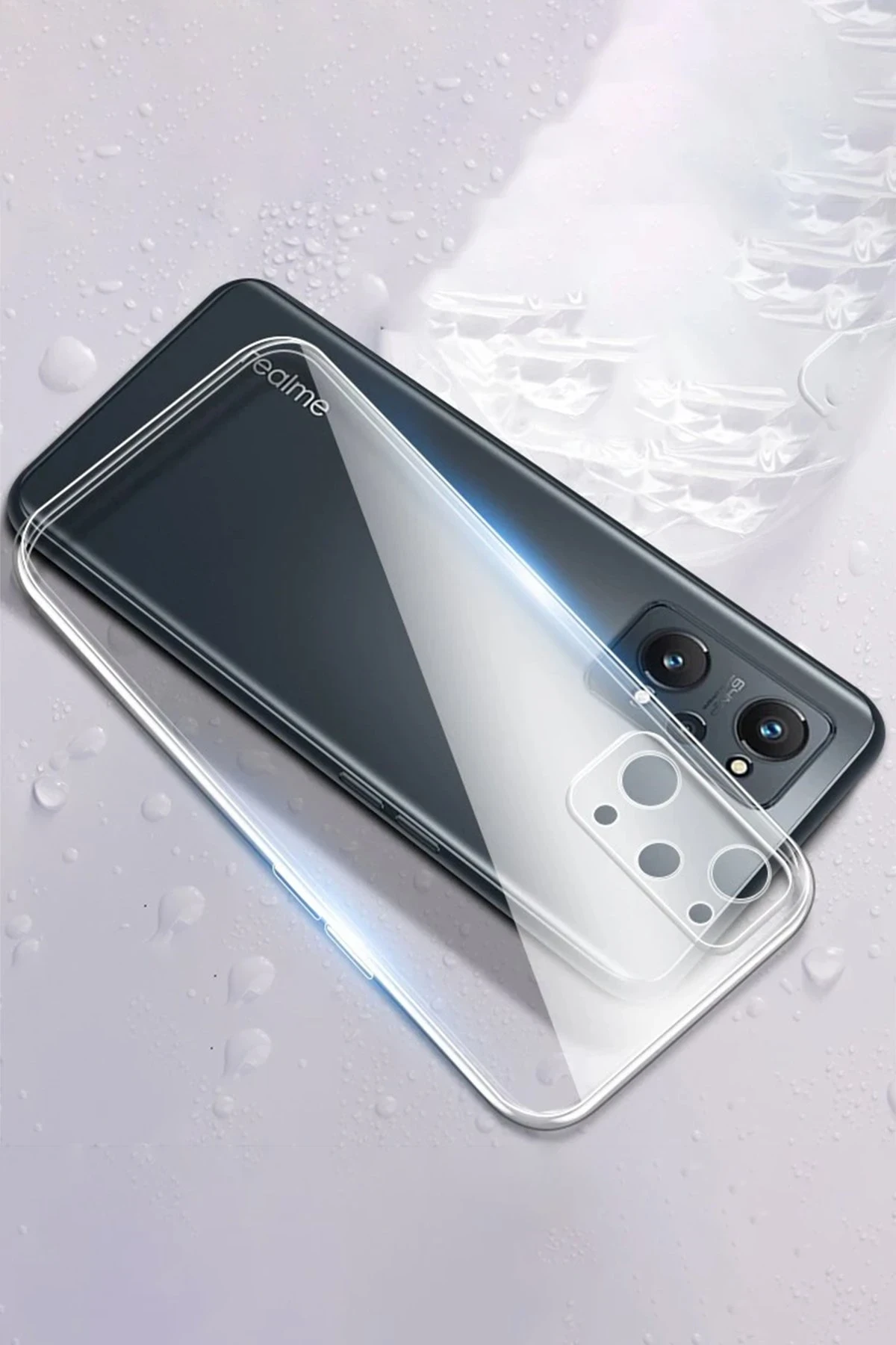 Newface Realme GT2 Pro 5G Kılıf Lüx Şeffaf Silikon