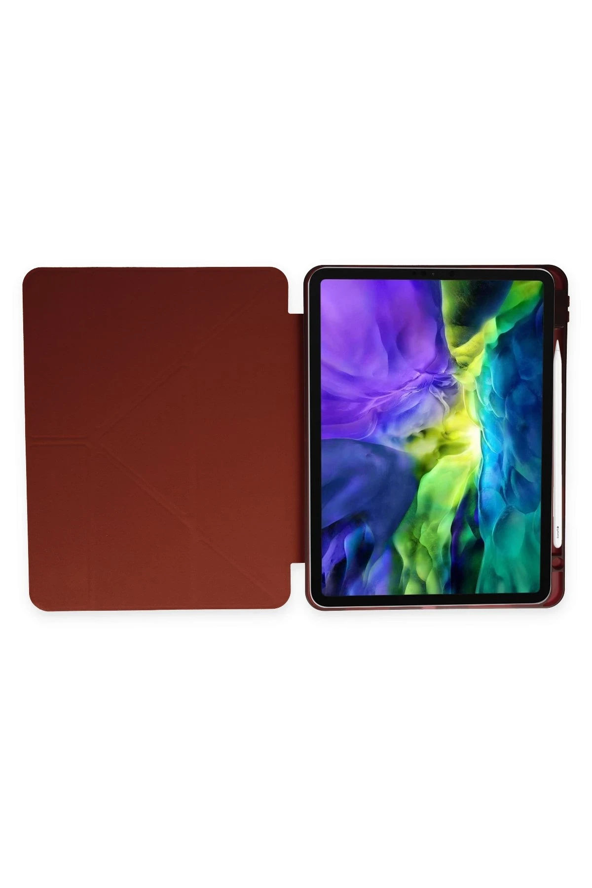 Newface Samsung Galaxy X200 Tab A8 10.5 Kılıf Kalemlikli Mars Tablet Kılıfı - Mor