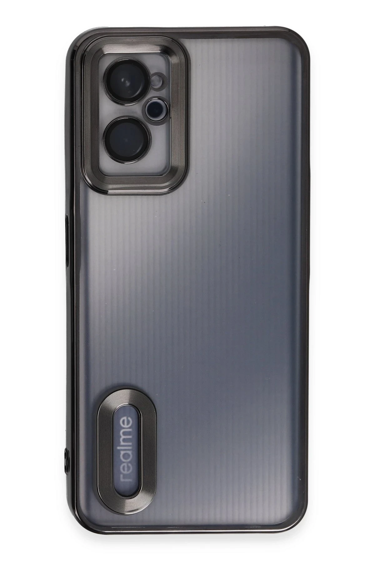 Newface Realme 9i 4G Kılıf Slot Silikon - Siyah
