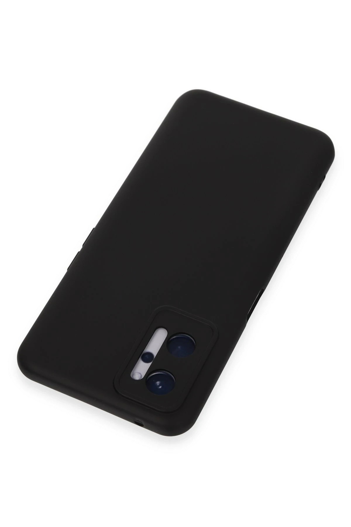 Newface Realme 9i 4G Kılıf Nano içi Kadife Silikon - Siyah