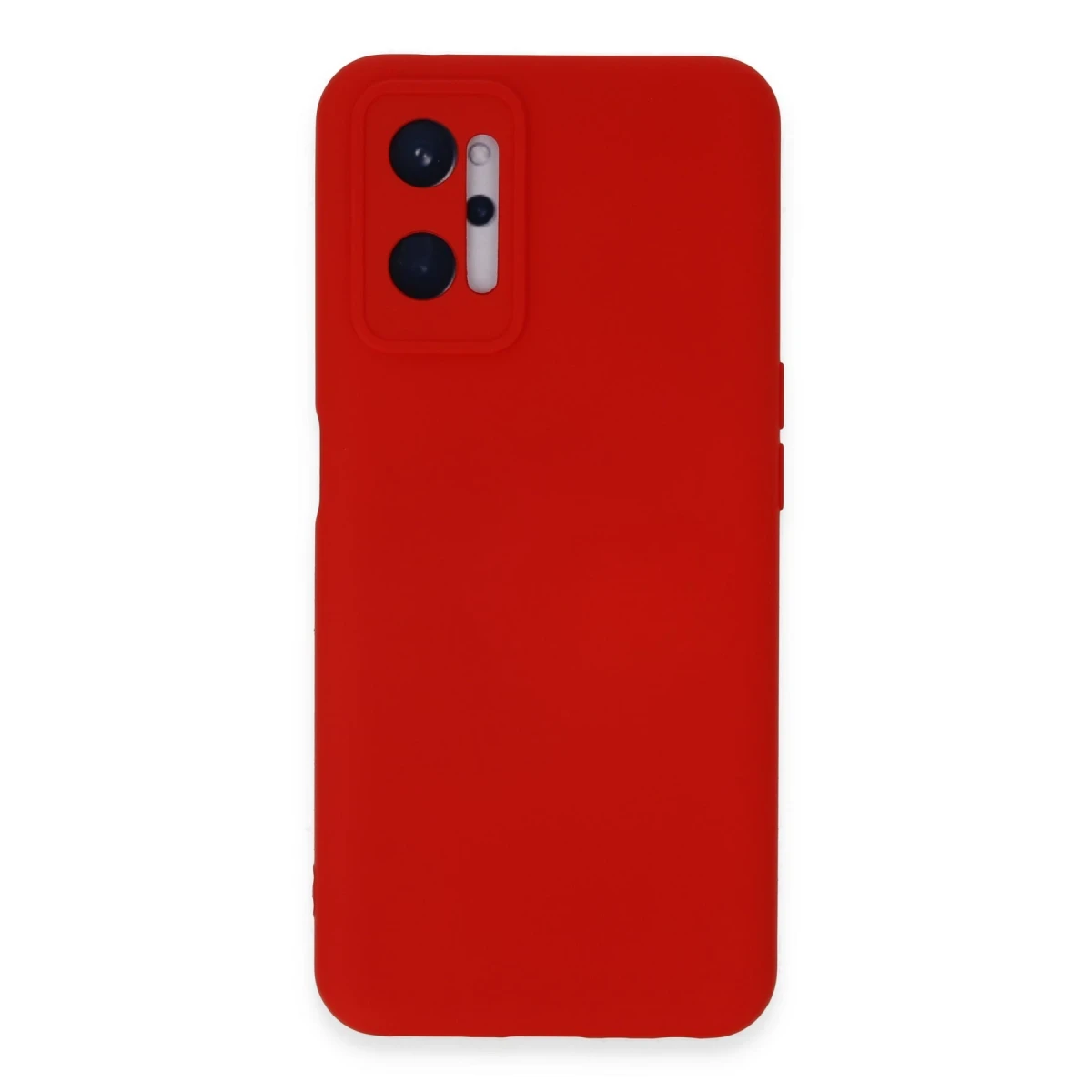 Newface Realme 9i 4G Kılıf Nano içi Kadife Silikon - Kırmızı