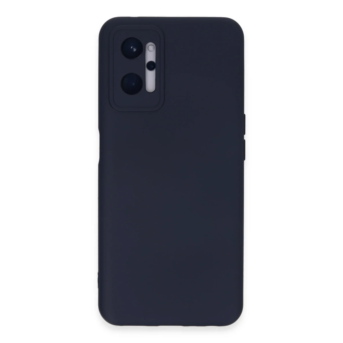 Newface Realme 9i 4G Kılıf Nano içi Kadife Silikon - Lacivert