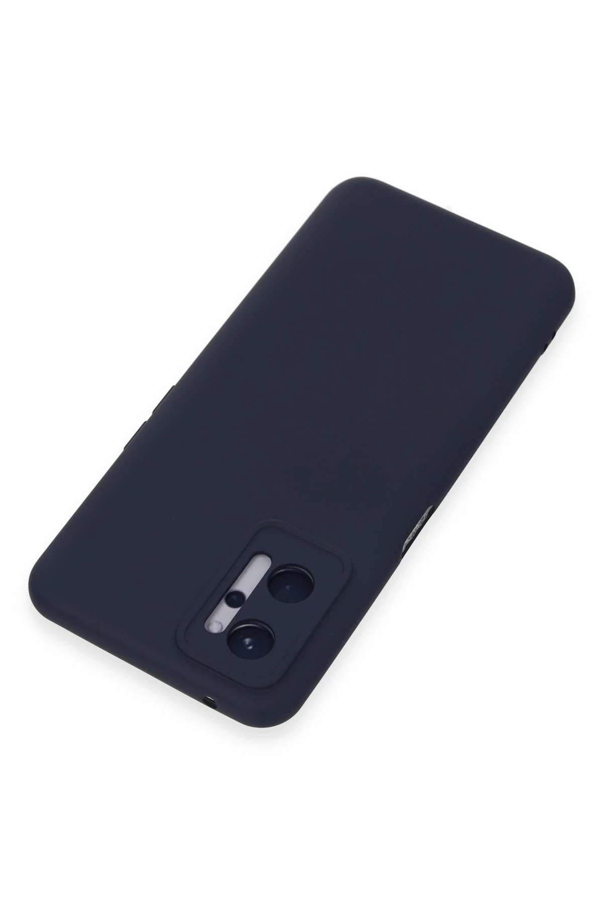 Newface Realme 9i 4G Kılıf Nano içi Kadife Silikon - Lacivert