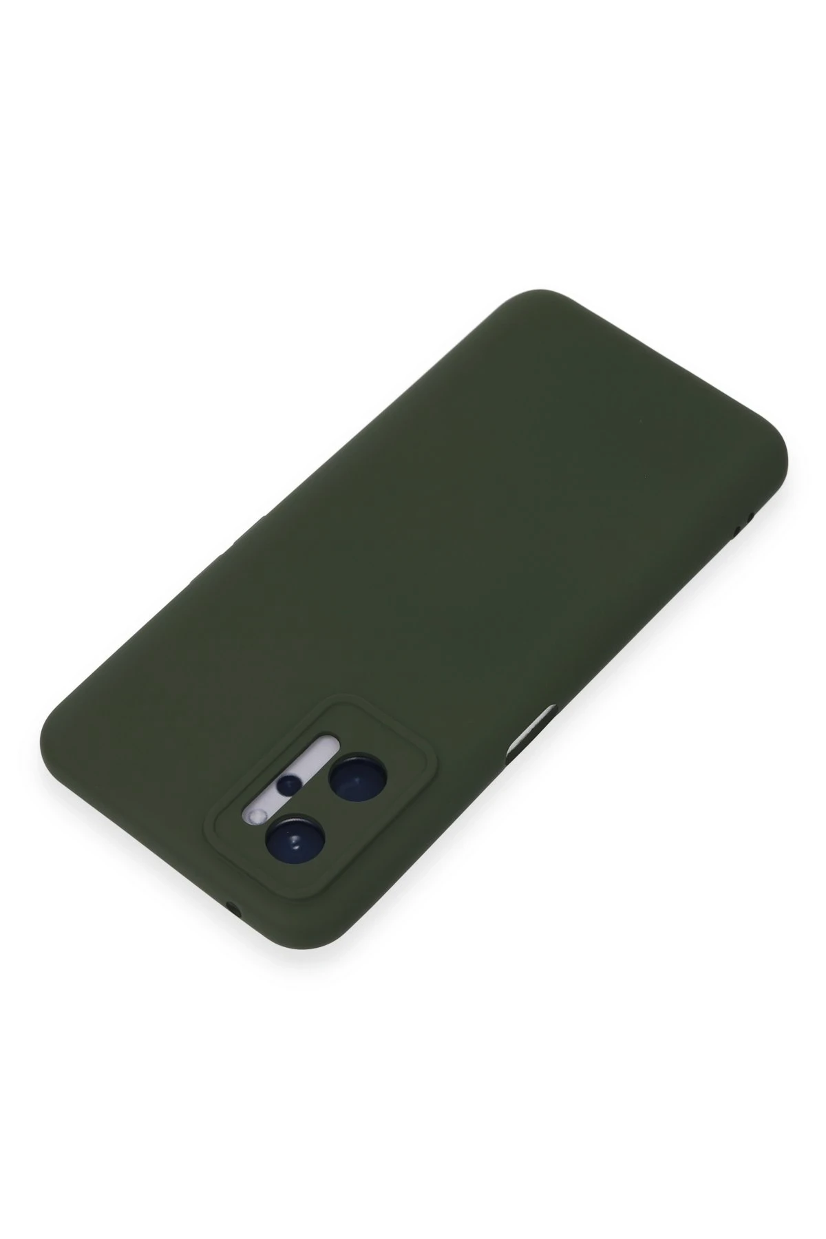 Newface Realme 9i 4G Kılıf Nano içi Kadife Silikon - Koyu Yeşil