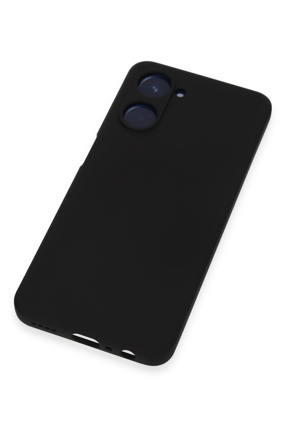 Newface Realme 10 4G Kılıf Nano içi Kadife Silikon - Siyah — görsel 4