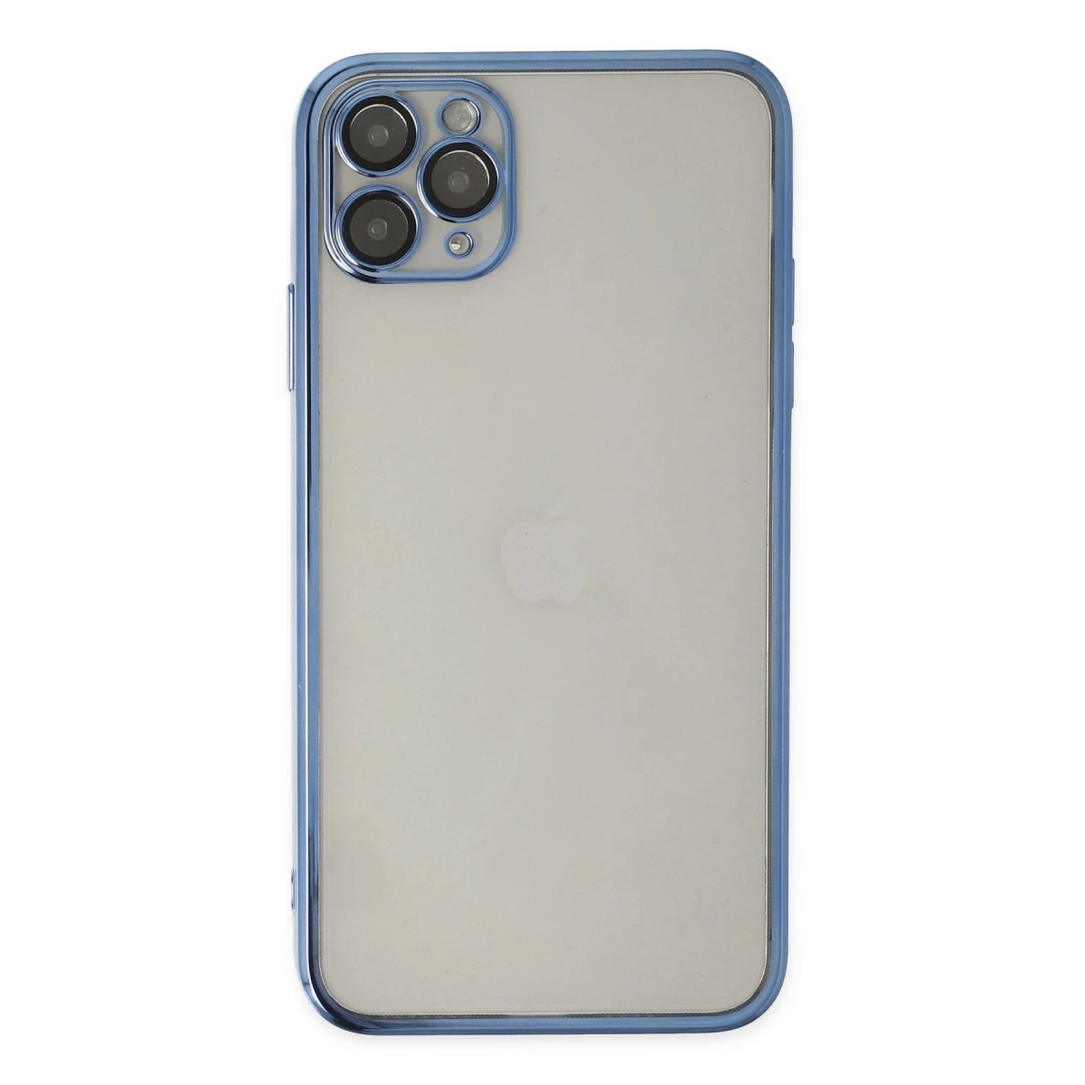 Newface Apple iPhone 11 Pro Kılıf Razer Lensli Silikon - Açık Mavi — görsel 4