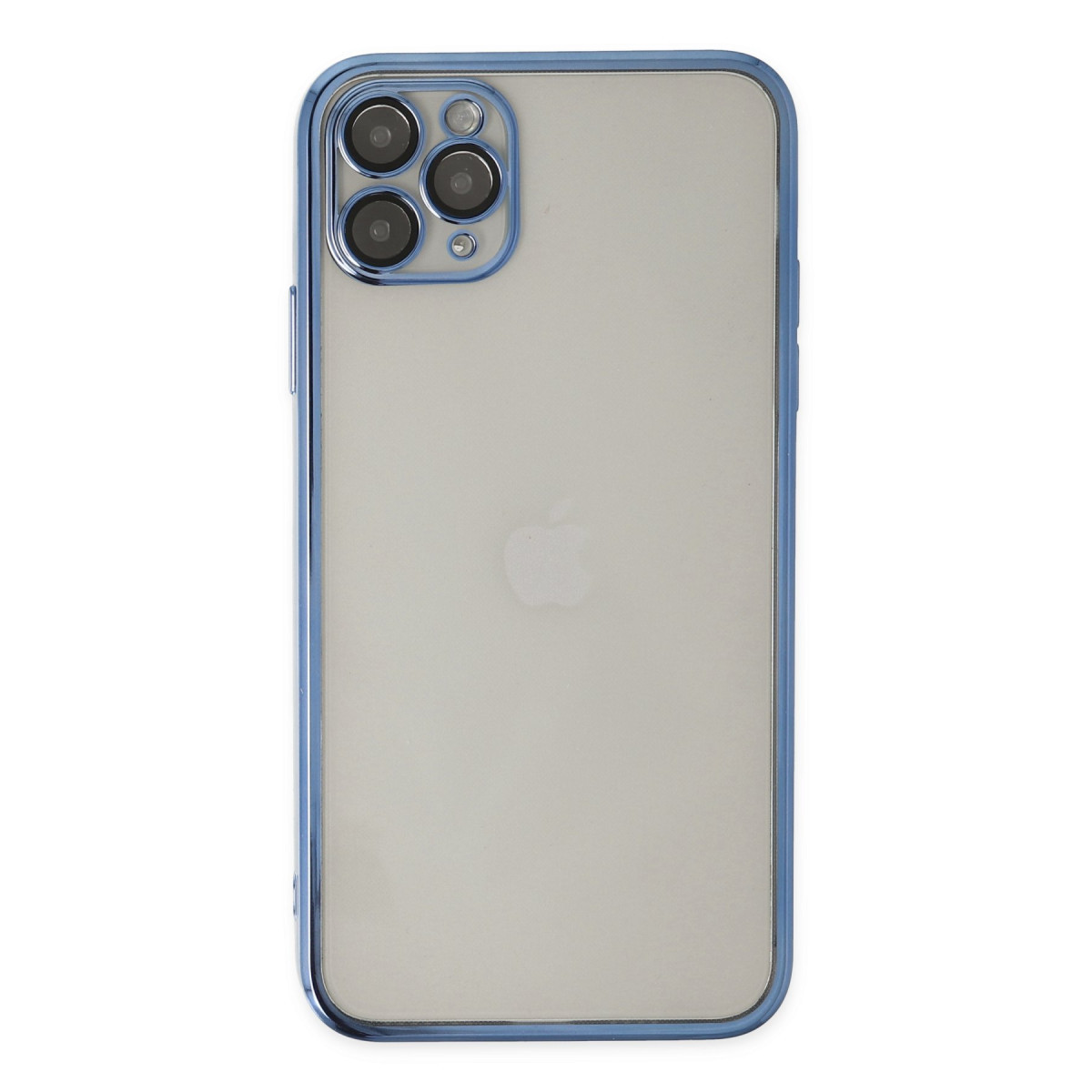 Newface Apple iPhone 11 Pro Kılıf Razer Lensli Silikon - Açık Mavi — görsel 7