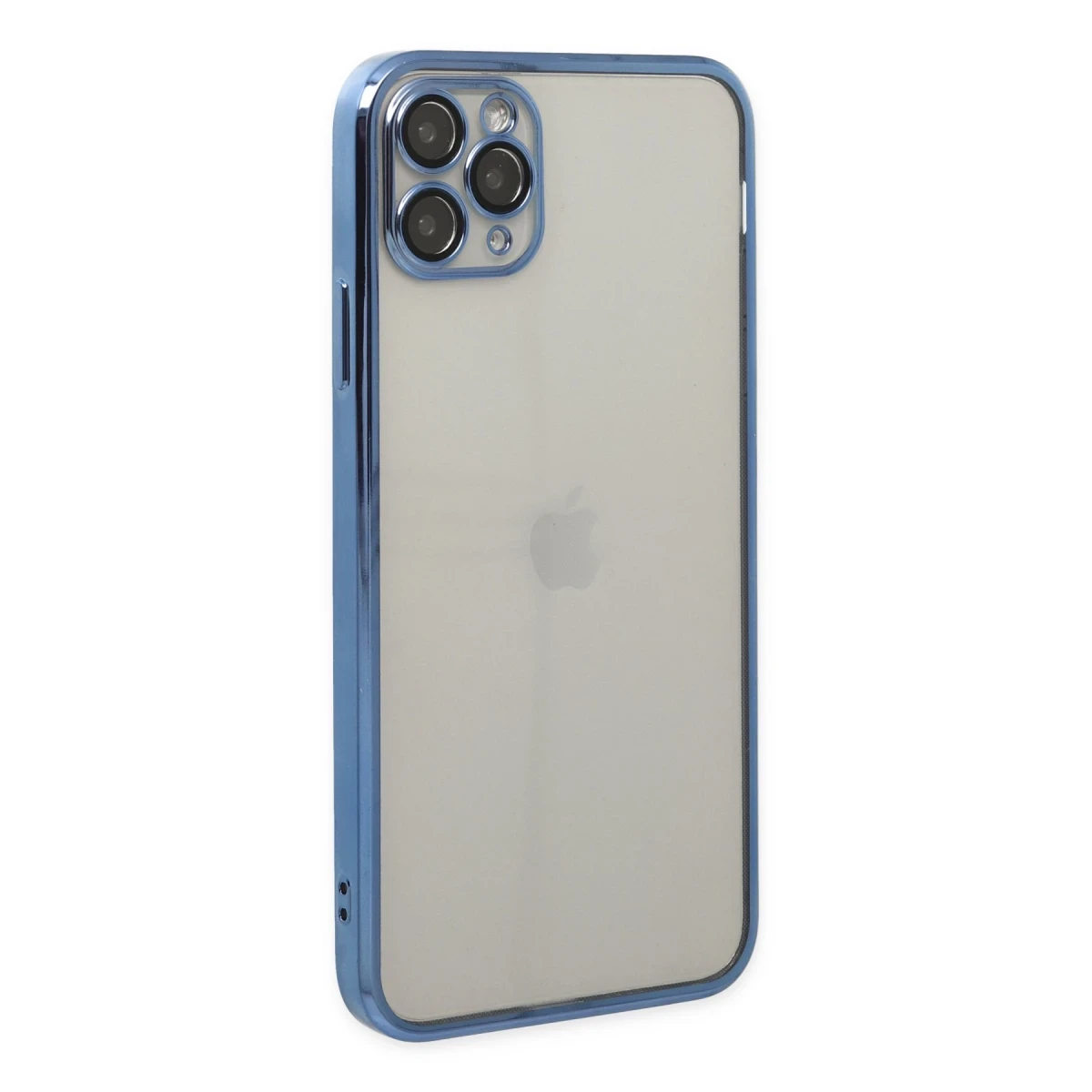 Newface Apple iPhone 11 Pro Kılıf Razer Lensli Silikon - Açık Mavi — görsel 5