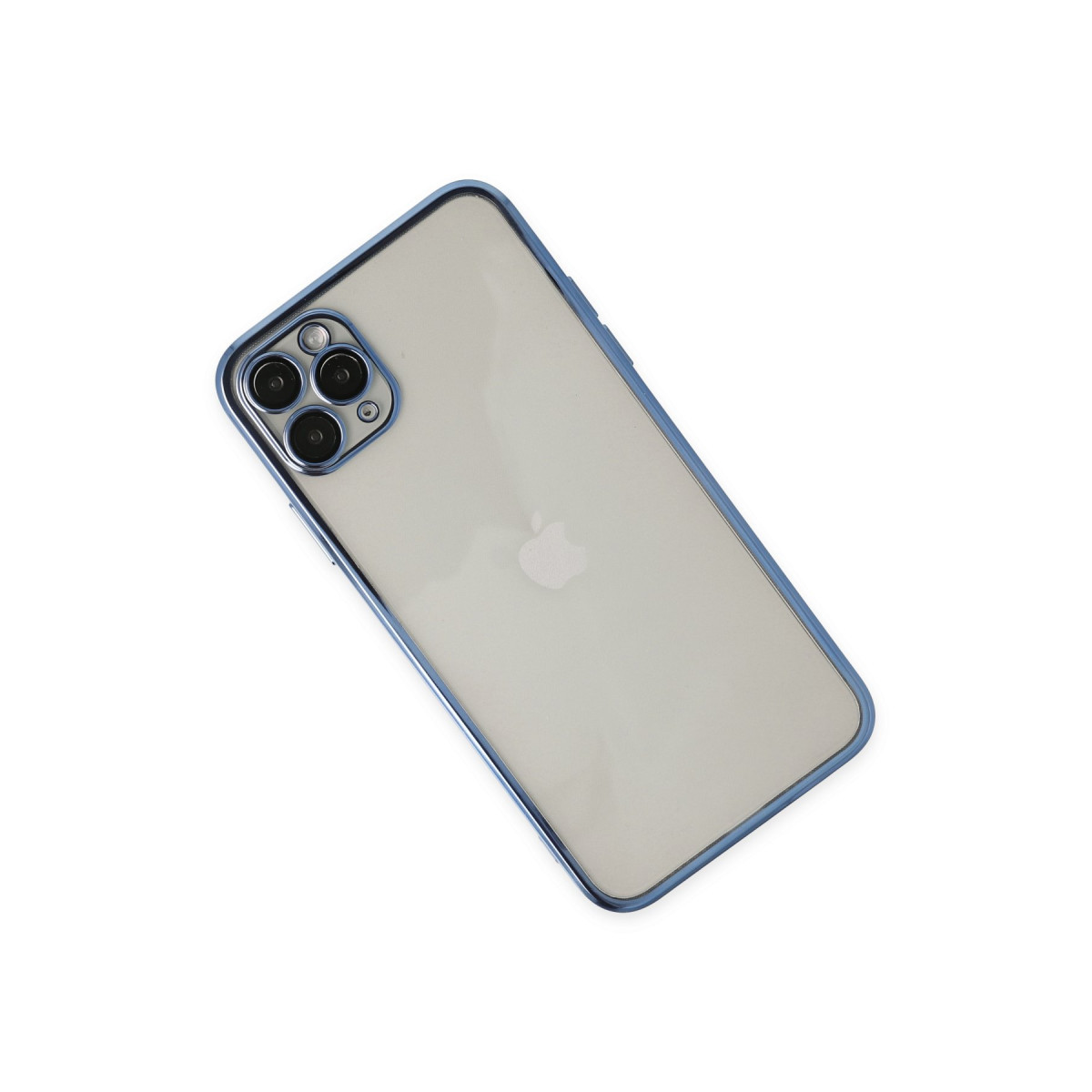Newface Apple iPhone 11 Pro Kılıf Razer Lensli Silikon - Açık Mavi — görsel 9