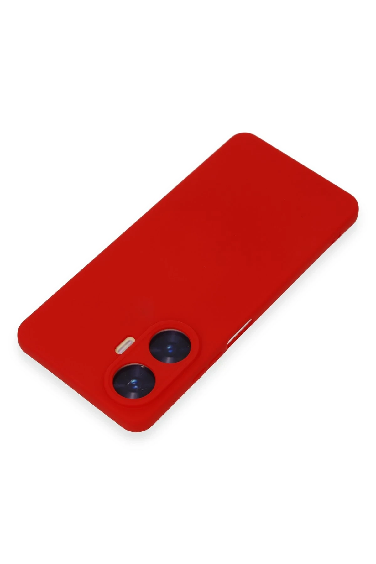 Newface Realme C55 Kılıf Nano içi Kadife Silikon - Kırmızı
