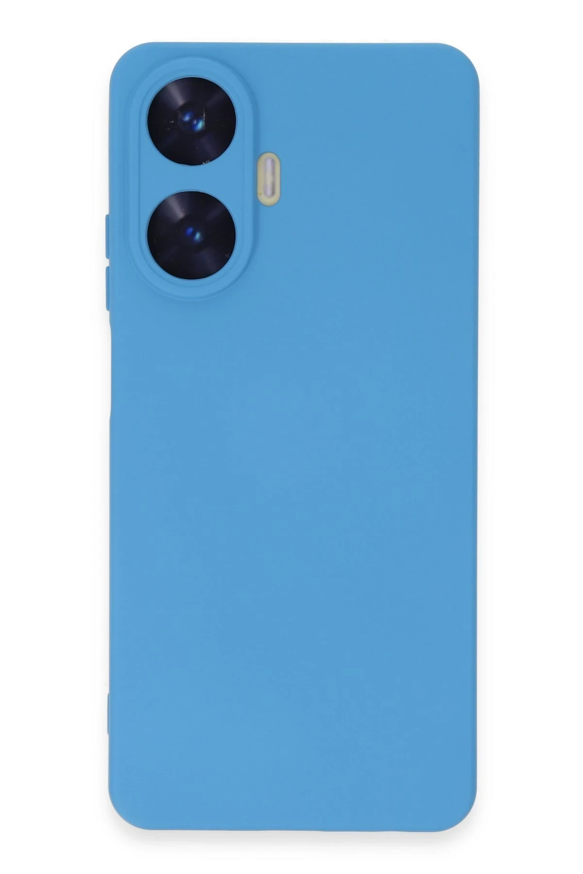 Newface Realme C55 Kılıf Nano içi Kadife Silikon - Mavi