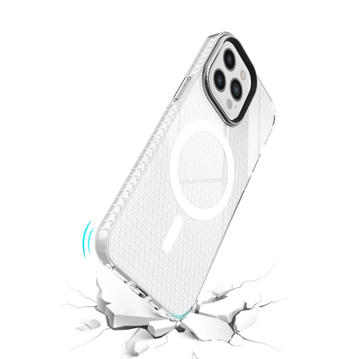 Newface Apple iPhone 12 Pro Max Kılıf Beta Magneticsafe Silikon - Şeffaf — görsel 12