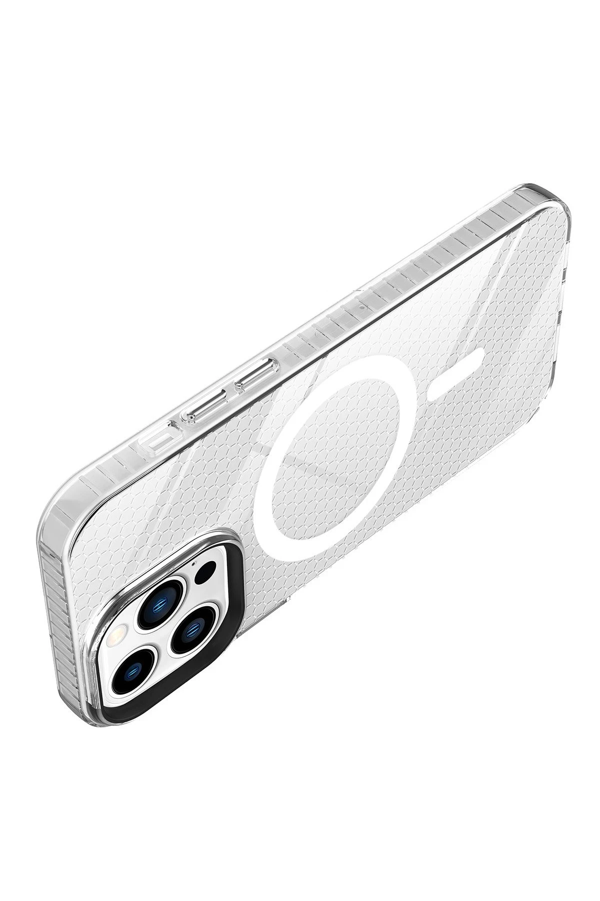 Newface Apple iPhone 12 Pro Max Kılıf Beta Magneticsafe Silikon - Şeffaf — görsel 6