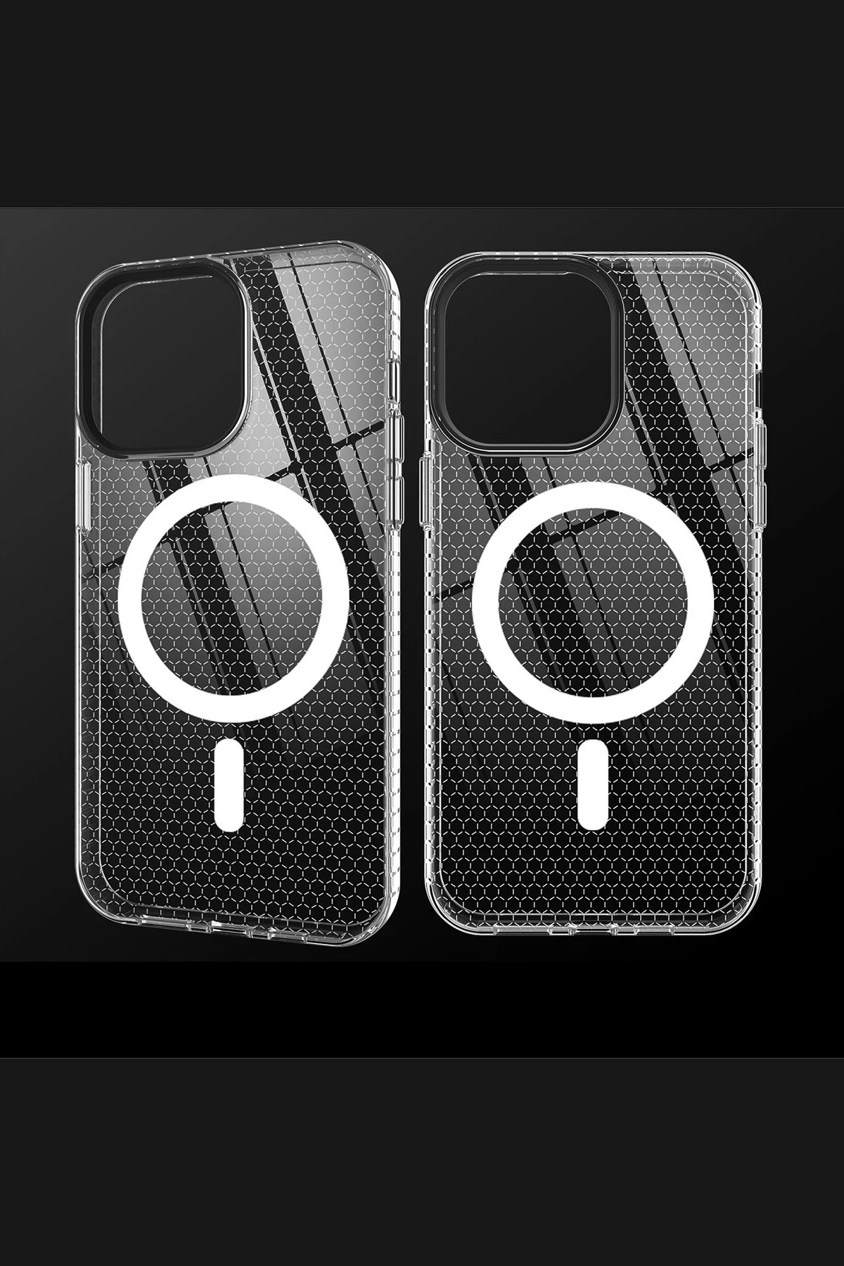 Newface Apple iPhone 12 Pro Max Kılıf Beta Magneticsafe Silikon - Şeffaf — görsel 8