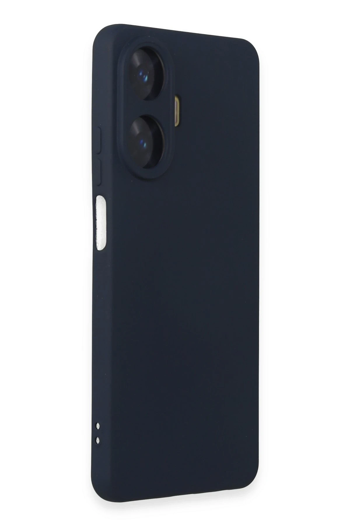 Newface Realme C55 Kılıf Nano içi Kadife Silikon - Lacivert