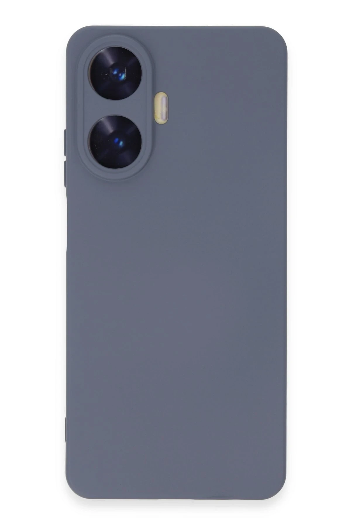 Newface Realme C55 Kılıf Nano içi Kadife Silikon - Gri