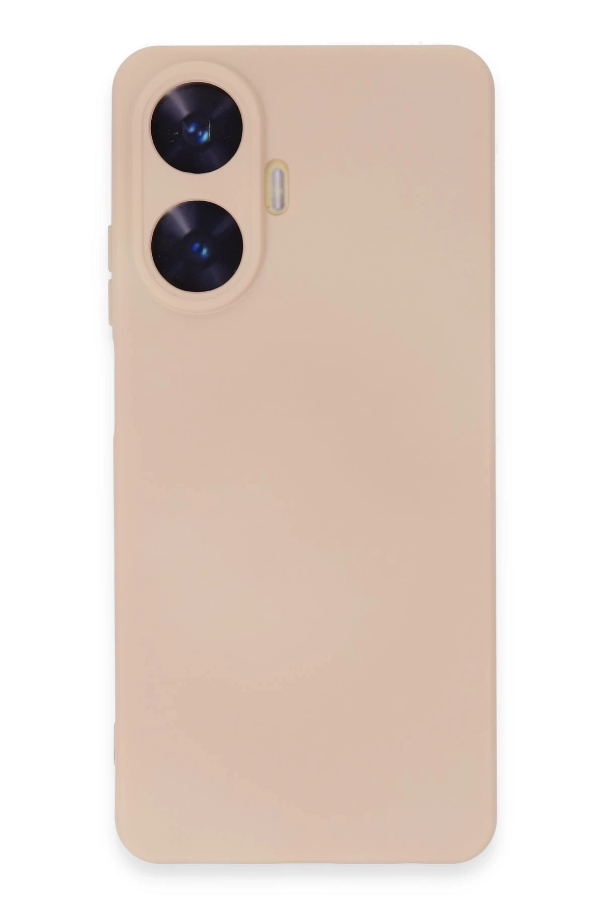 Newface Realme C55 Kılıf Nano içi Kadife Silikon - Pudra