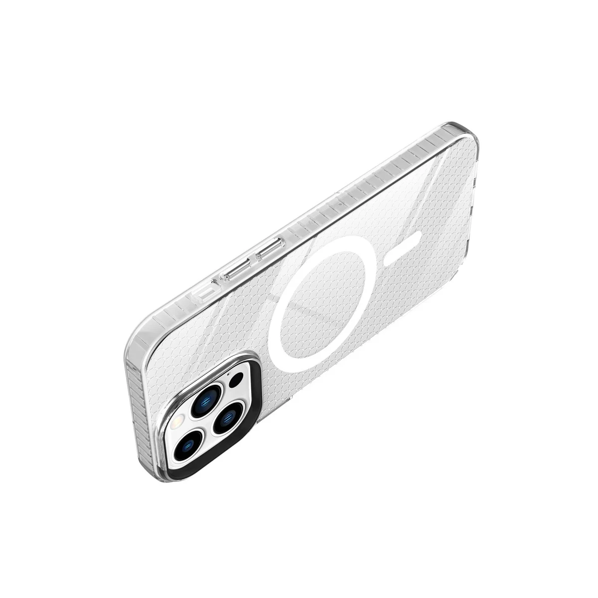 Newface Apple iPhone 13 Pro Kılıf Beta Magneticsafe Silikon - Şeffaf