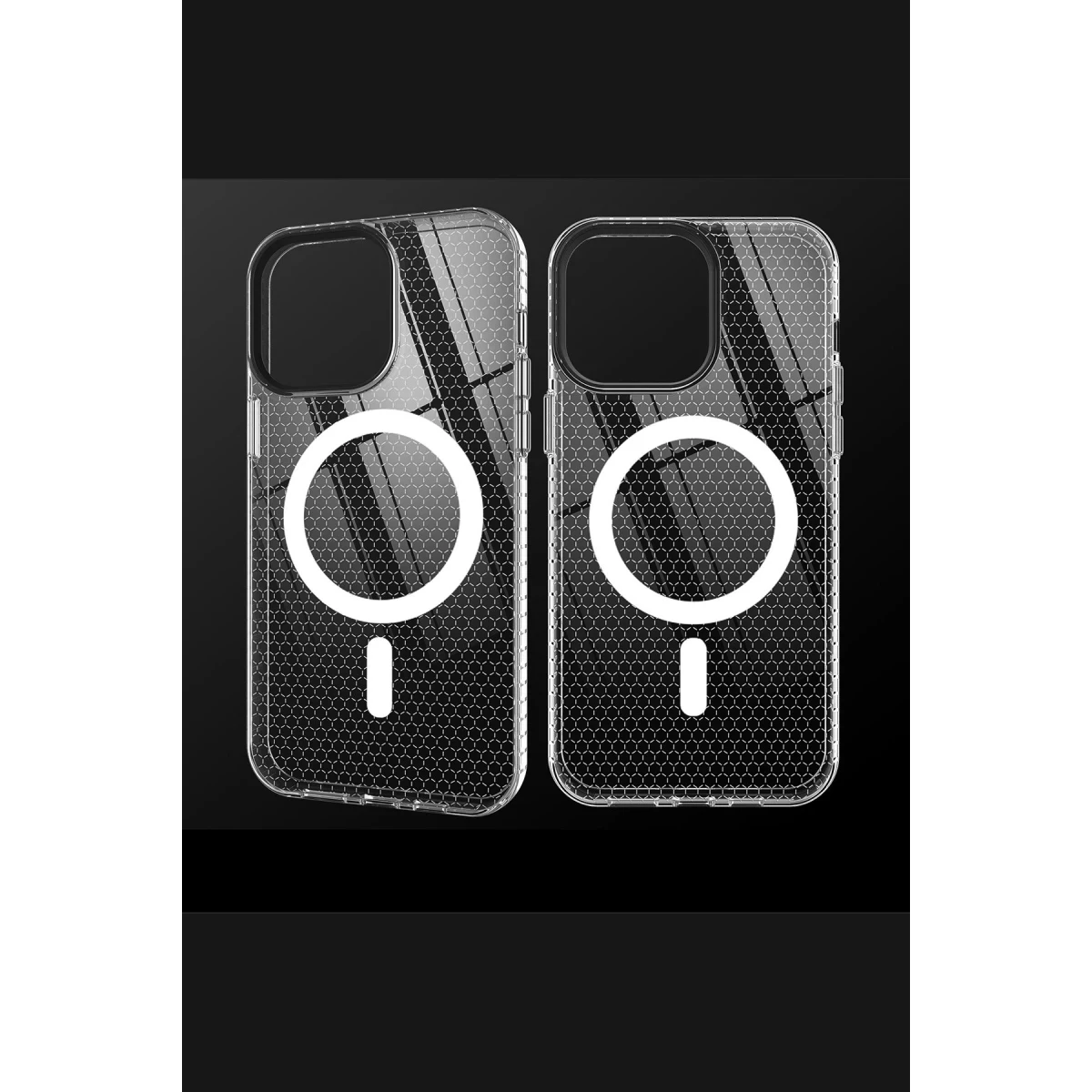 Newface Apple iPhone 13 Pro Kılıf Beta Magneticsafe Silikon - Şeffaf