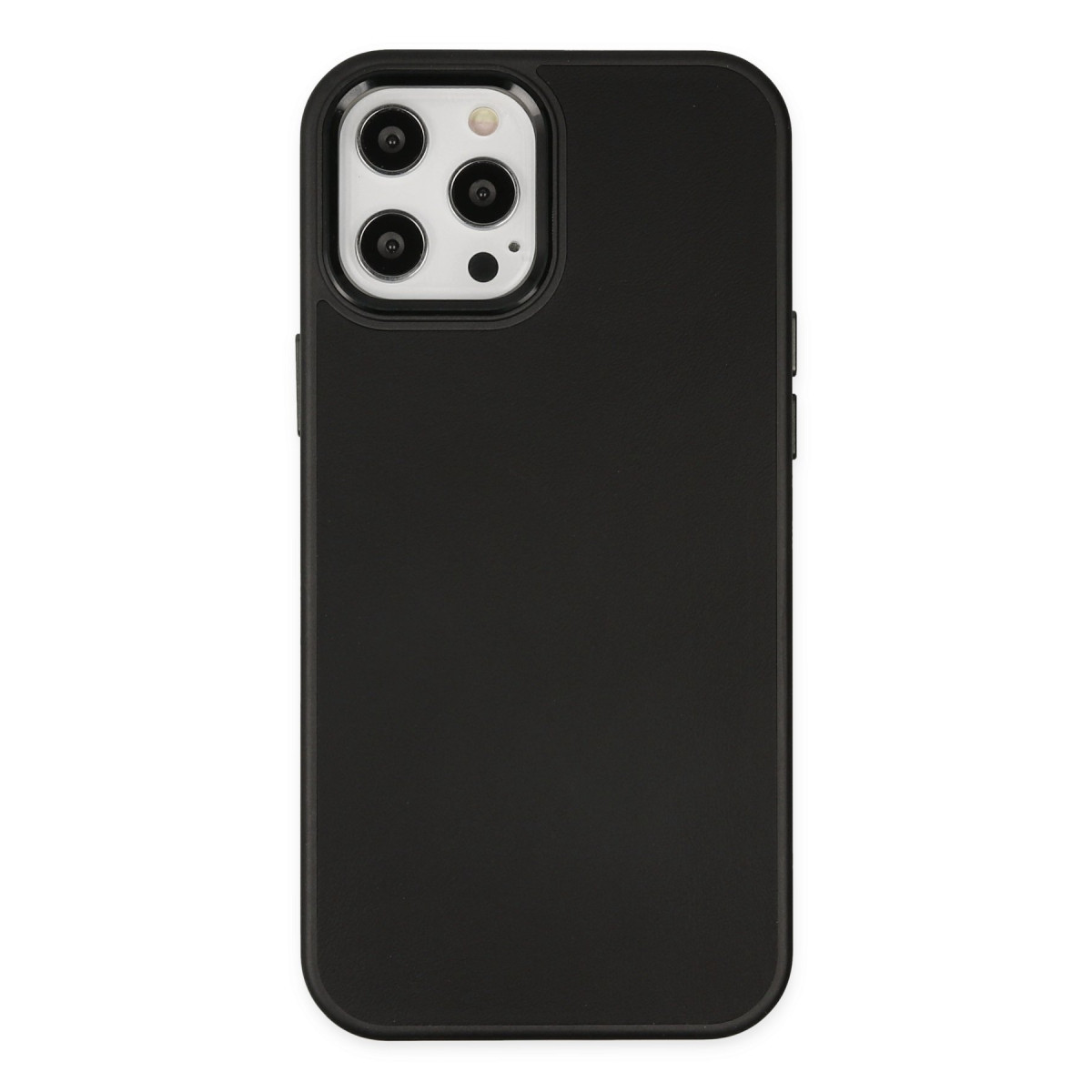 Newface Apple iPhone 12 Pro Max Kılıf Asya Deri Silikon - Siyah — görsel 9