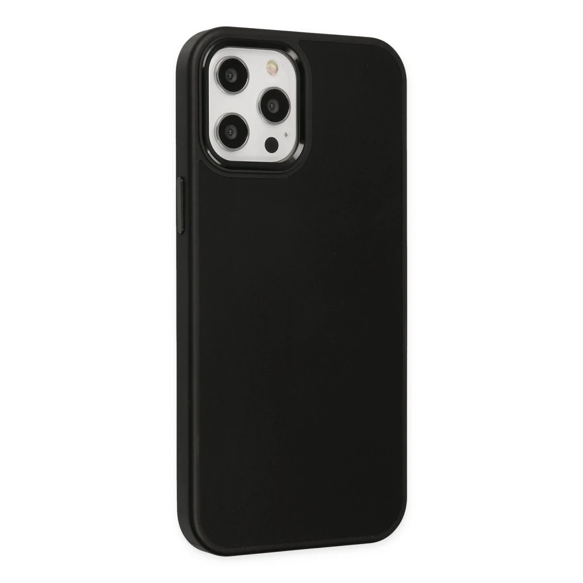 Newface Apple iPhone 12 Pro Max Kılıf Asya Deri Silikon - Siyah — görsel 6