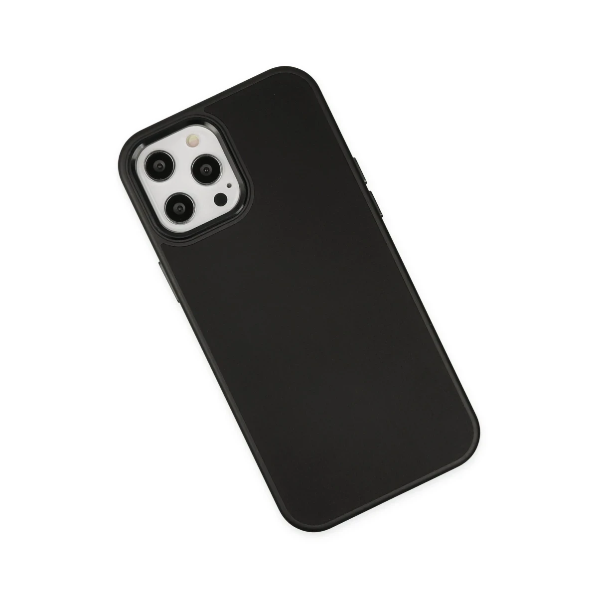 Newface Apple iPhone 12 Pro Max Kılıf Asya Deri Silikon - Siyah — görsel 7