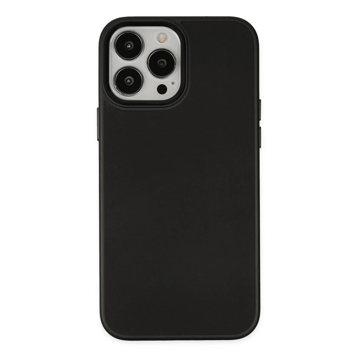 Newface Apple iPhone 13 Pro Kılıf Asya Deri Silikon - Siyah — görsel 5