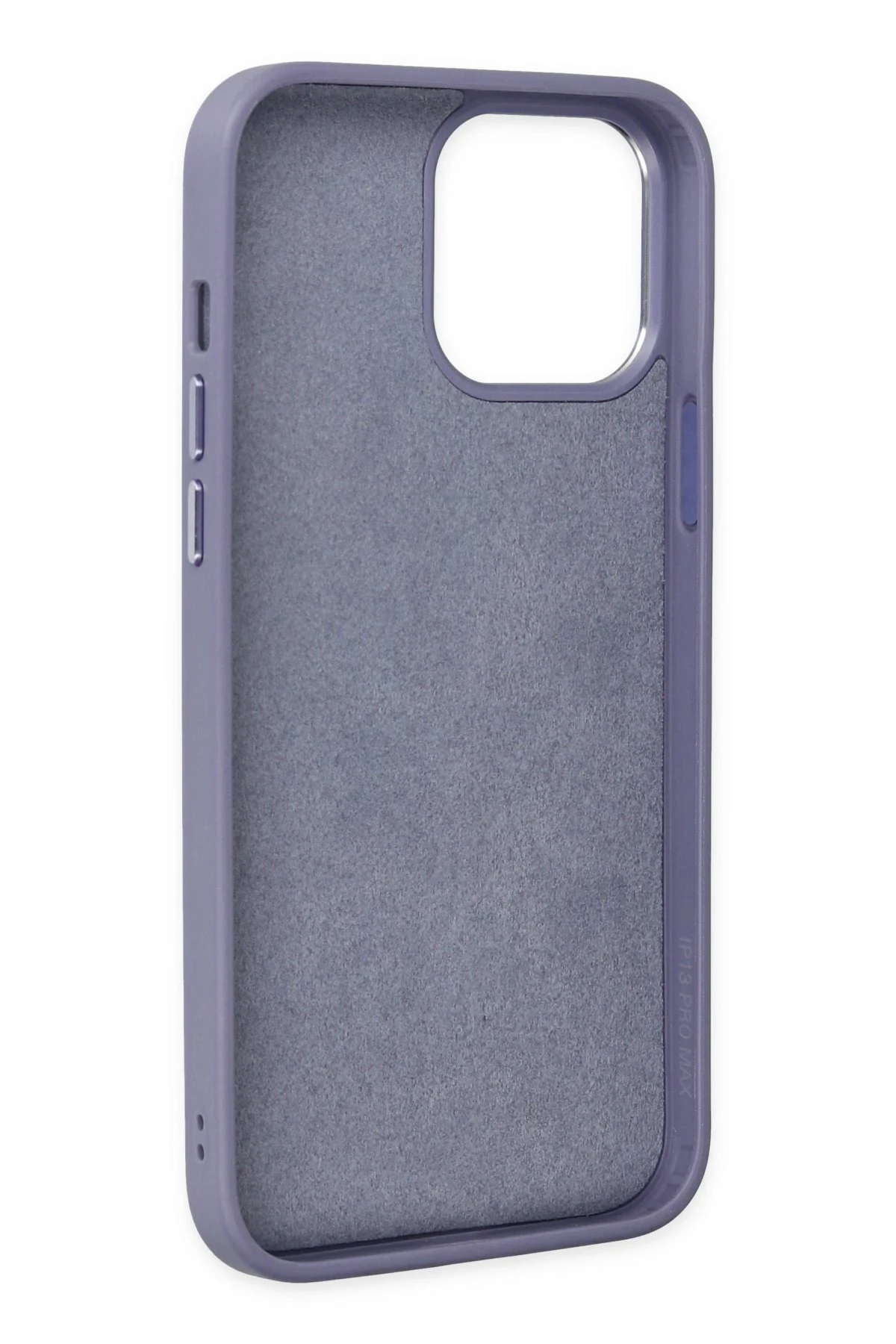 Newface iPhone 13 Pro Kılıf Asya Deri Silikon - Mor