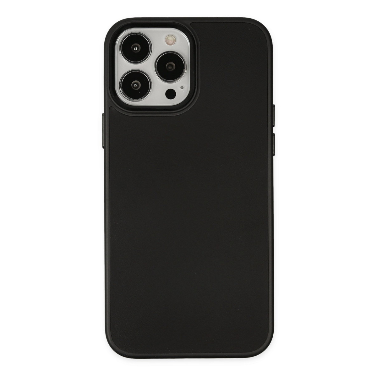 Newface Apple iPhone 13 Pro Max Kılıf Asya Deri Silikon - Siyah — görsel 9