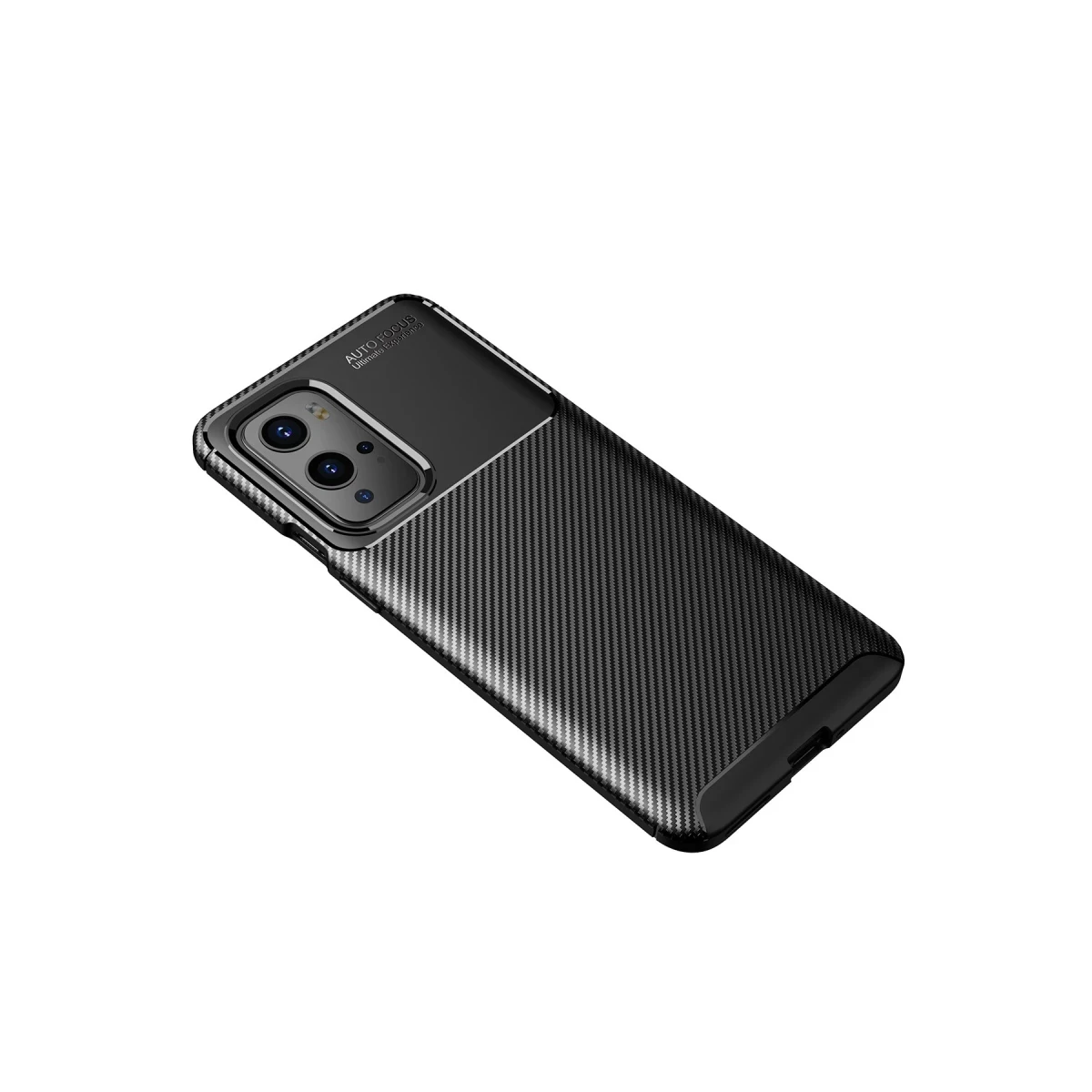 Newface One Plus 9 Pro Kılıf Auto Focus Karbon Kapak - Siyah — görsel 12