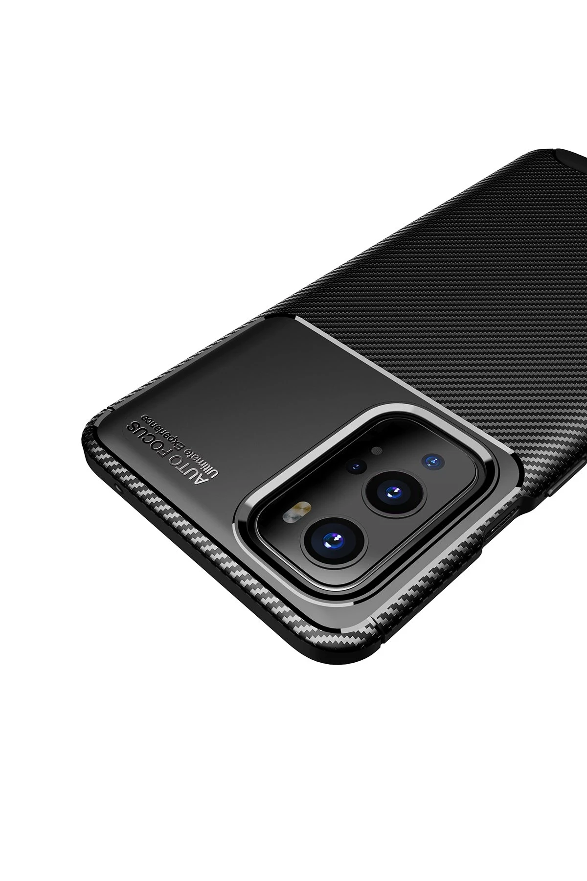 Newface One Plus 9 Pro Kılıf Auto Focus Karbon Kapak - Siyah — görsel 6