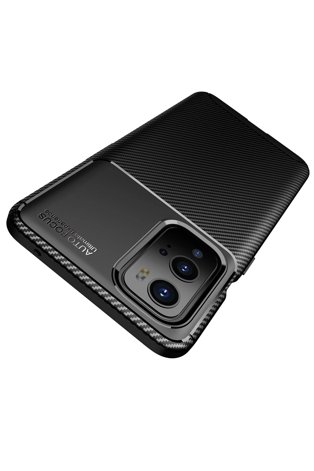 Newface One Plus 9 Pro Kılıf Auto Focus Karbon Kapak - Siyah — görsel 8