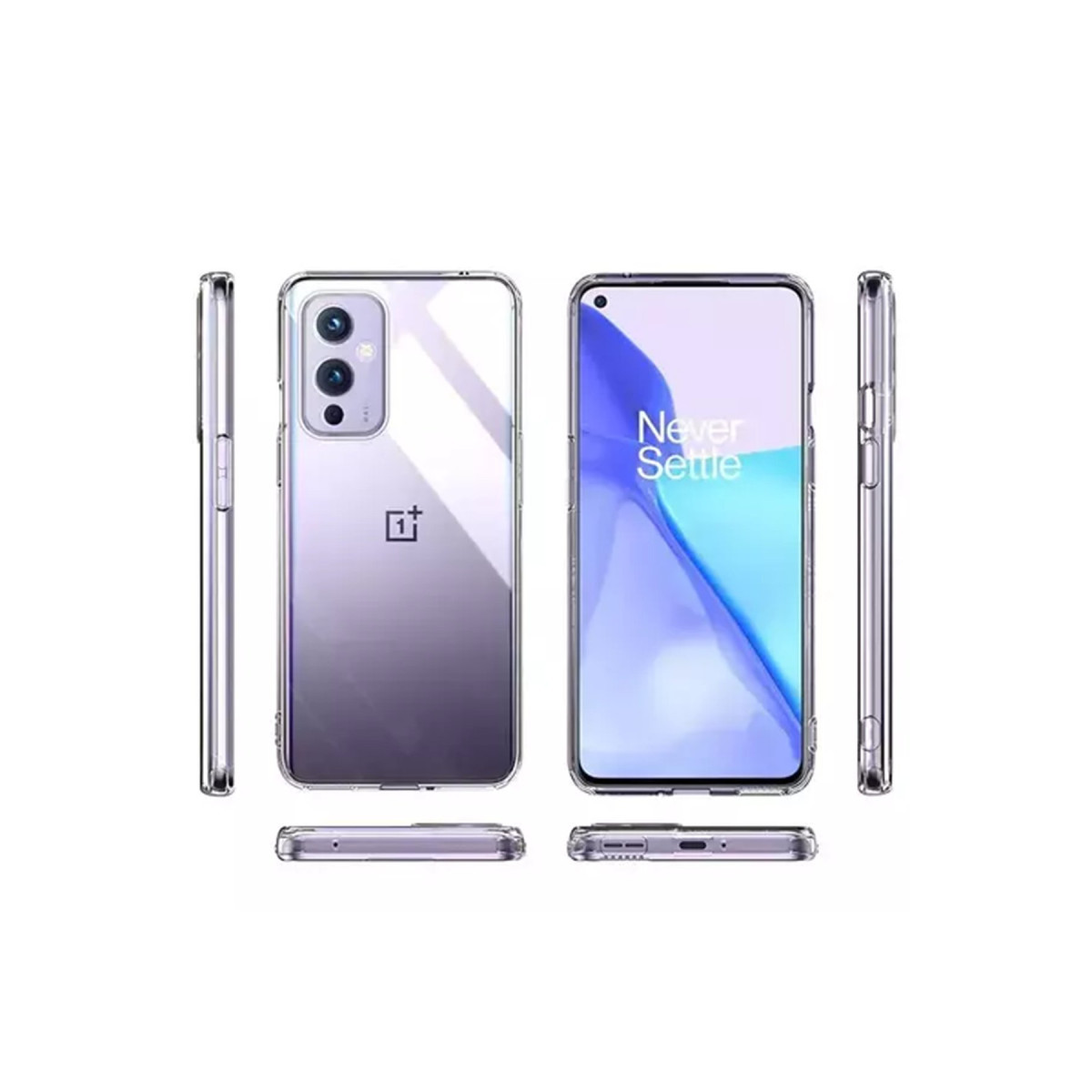 Newface One Plus 9 Kılıf Lüx Şeffaf Silikon — görsel 8