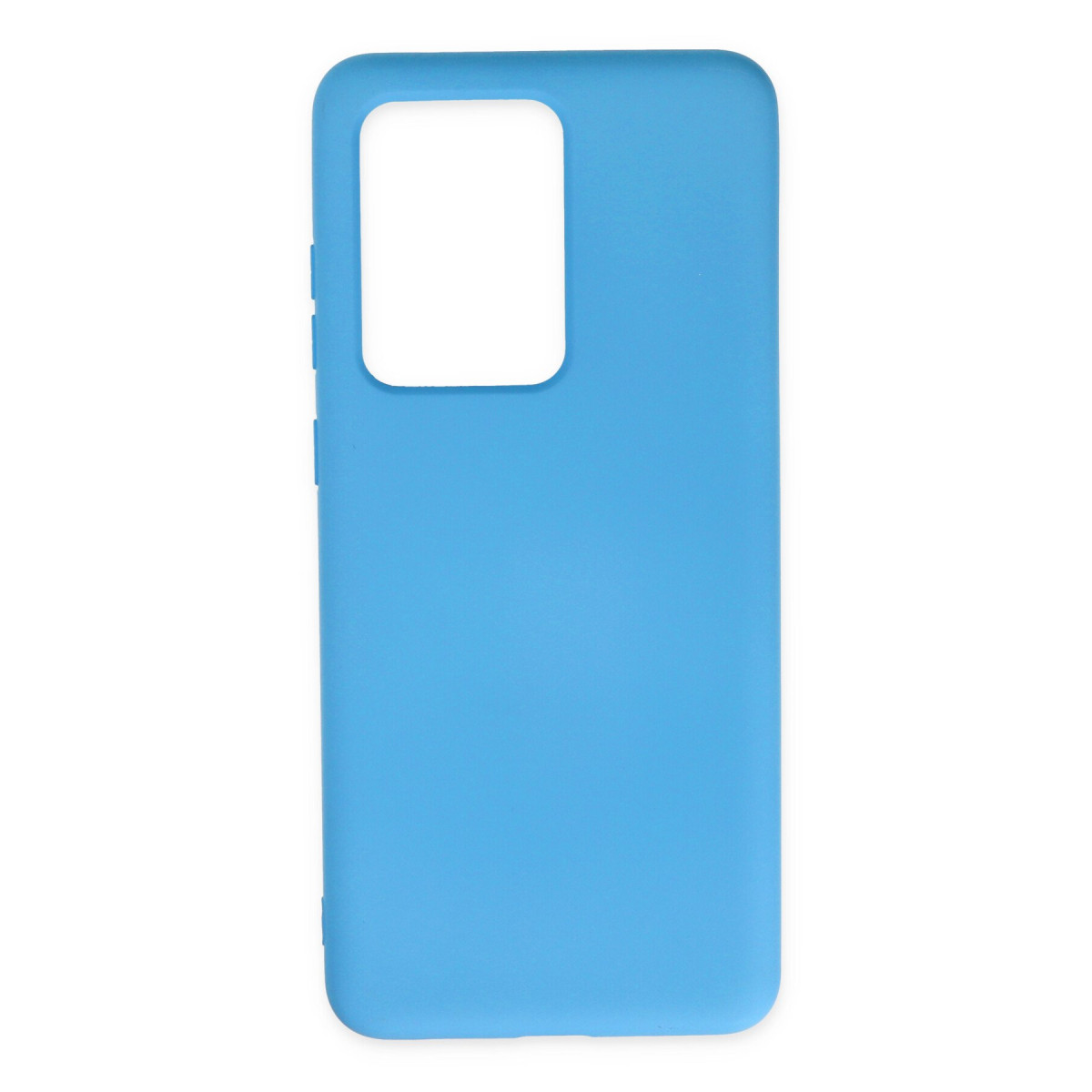 Newface Samsung Galaxy S20 Ultra Kılıf Nano içi Kadife Silikon - Mavi — görsel 7
