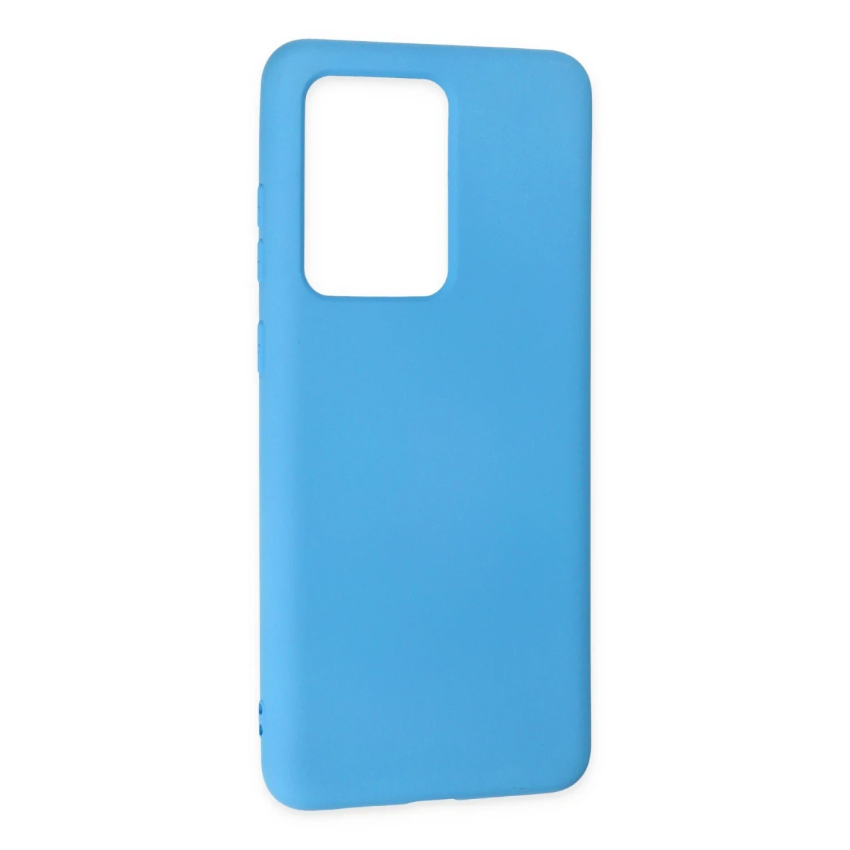 Newface Samsung Galaxy S20 Ultra Kılıf Nano içi Kadife Silikon - Mavi — görsel 6