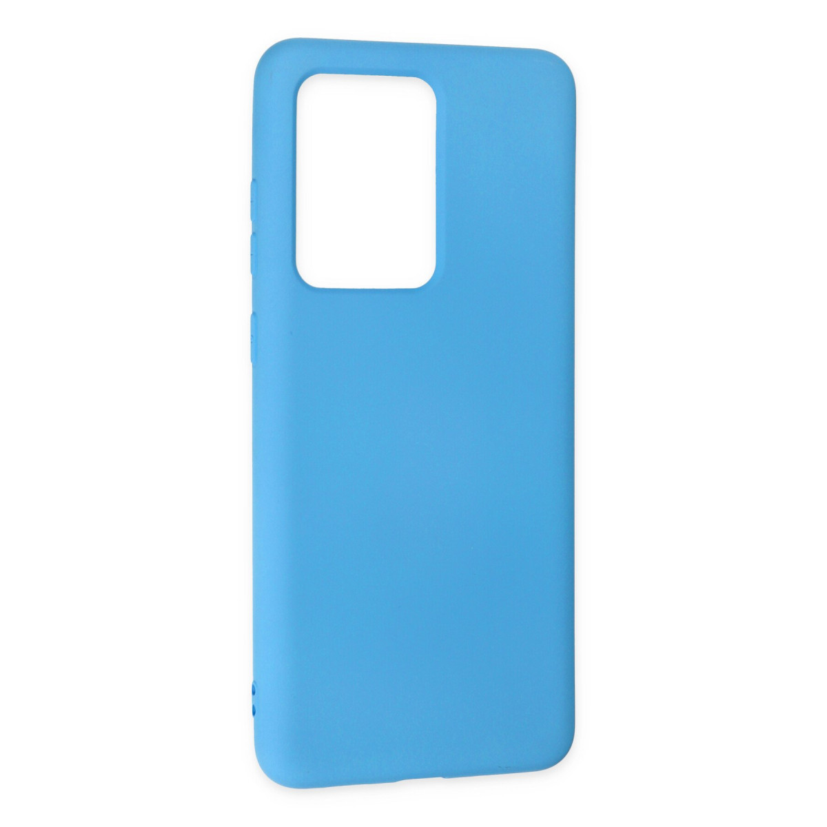Newface Samsung Galaxy S20 Ultra Kılıf Nano içi Kadife Silikon - Mavi — görsel 9