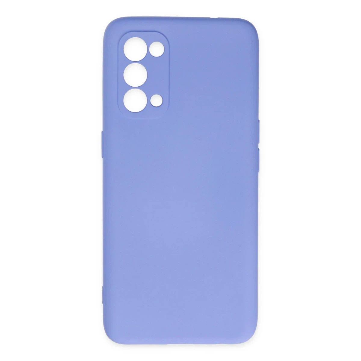 Newface Oppo Reno 5 Kılıf Nano içi Kadife Silikon - Lila — görsel 4