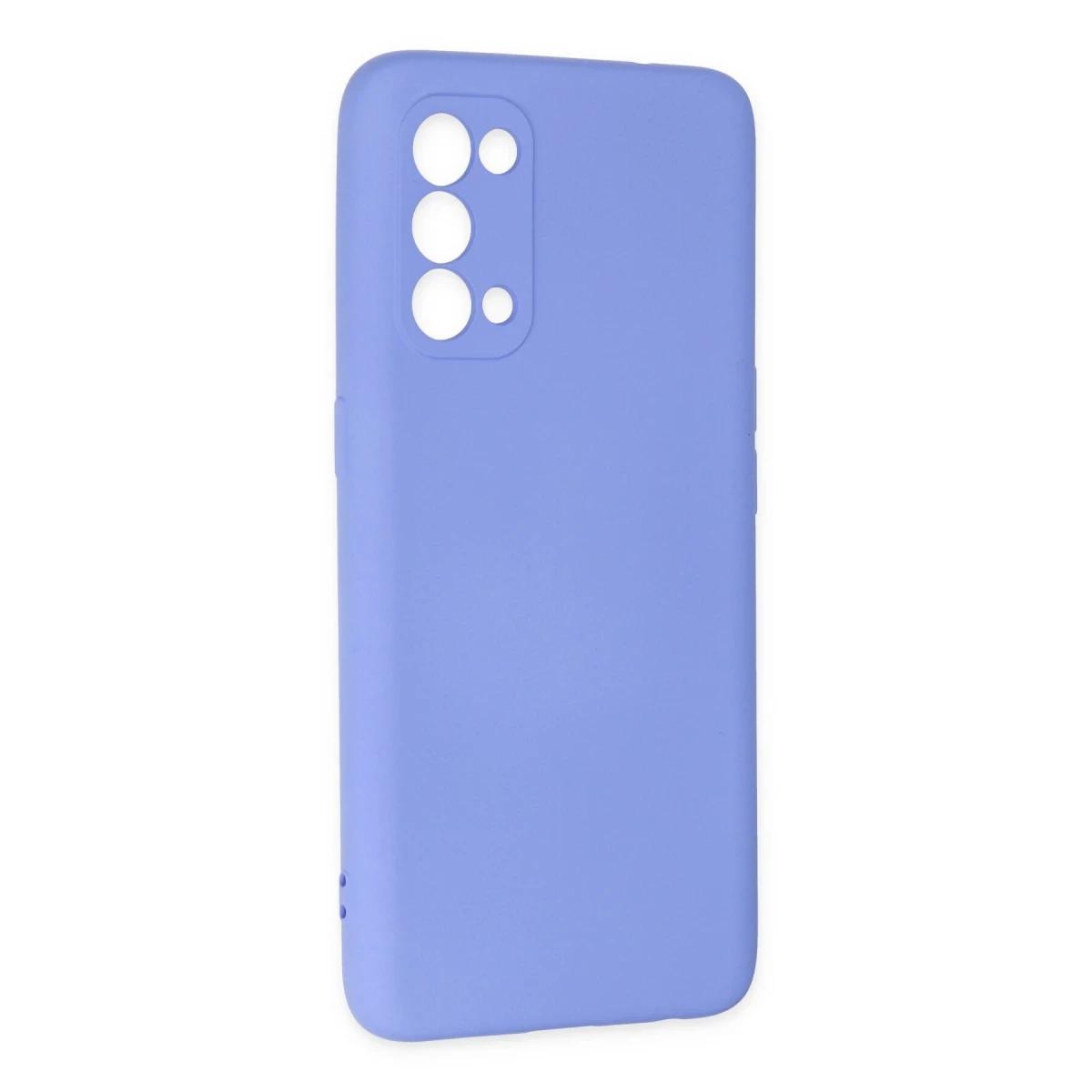 Newface Oppo Reno 5 Kılıf Nano içi Kadife Silikon - Lila — görsel 5